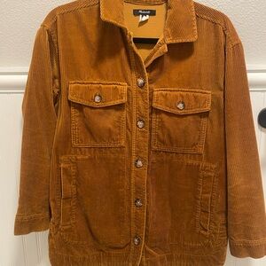 Women's Oversized Corduroy Jacket